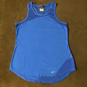 Nike Dri-Fit blue racerback tank, size medium